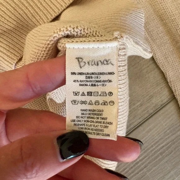 Free people mock neck Cream Sweater for Women - Picture 3 of 7